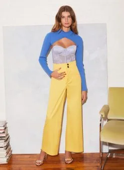 Fleur Du Mal Cotton Wide Leg Jean -Lingerie Store FL 082021 1 1961full 86a8ada4 9d07 4f37 9fa2 2af217651a20