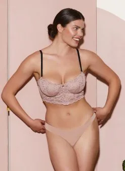 Fleur Du Mal Charlotte Longline Bra