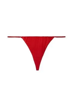 Fleur Du Mal Luxe V String -Lingerie Store Luxe V String Rouge