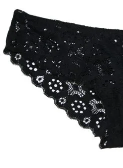 Fleur Du Mal Crochet Lace Cheeky -Lingerie Store PY0060 0100 2