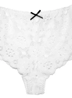 Fleur Du Mal Crochet Lace Cheeky -Lingerie Store PY0060 0300 2