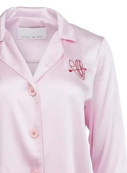 Fleur Du Mal Amour Fleur PJ Top -Lingerie Store amourpjtopflat2