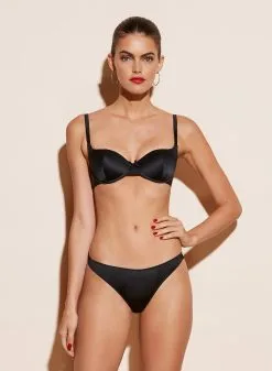 Fleur Du Mal Satin Luxe Balconette Bra
