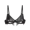 Fleur Du Mal Fringe Ouvert Bra