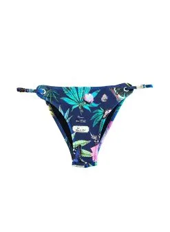 Fleur Du Mal Botanical Grommet Bikini Bottom -Lingerie Store botanicalbikinibottomflat1
