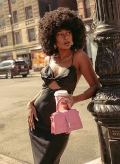 Fleur Du Mal Bow Slip Dress -Lingerie Store bowslip1