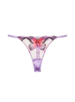 Fleur Du Mal Butterfly Embroidery Thong -Lingerie Store butterflythongflat1 afec02ae 447b 4488 988e 19e495afbaf9