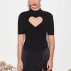 Fleur Du Mal DB Heart Top