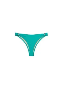 Fleur Du Mal High Leg Bikini Bottom With Rings -Lingerie Store capribottomflat1