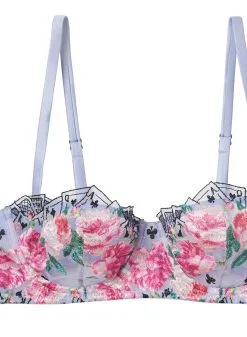 Fleur Du Mal Fuller Cup Card Embroidery Balconette Bra -Lingerie Store cardbraflat2 73904119 0d77 47ea afe9 5addd6403ea1