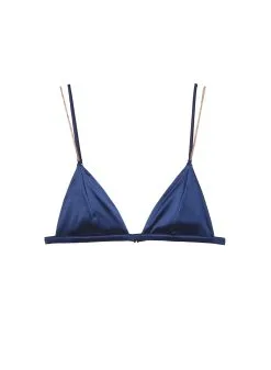 Fleur Du Mal Chain Luxe Triangle Bra -Lingerie Store chainluxetriangleflat1