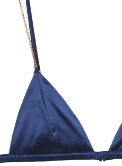 Fleur Du Mal Chain Luxe Triangle Bra -Lingerie Store chainluxetriangleflat2