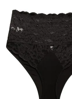 Fleur Du Mal Charlotte Lace High Waist Panty -Lingerie Store charlotte high waist panty flat2