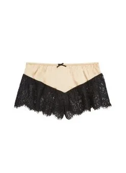 Fleur Du Mal Cherie Lace Flutter Short -Lingerie Store cheriefluttershortflat1