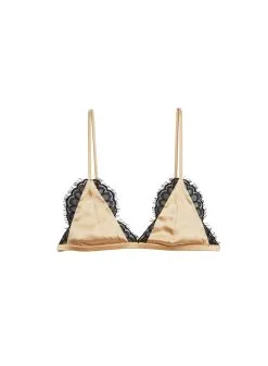 Fleur Du Mal Cherie Lace Triangle Bra