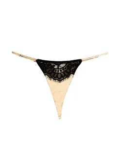 Fleur Du Mal Cherie Lace V String -Lingerie Store cherievstringflat1