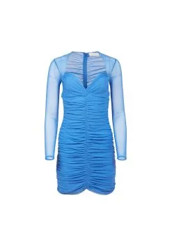 Fleur Du Mal Ruched Mini Dress 12 Fleur Du Mal Ruched Mini Dress -Lingerie Store cindydressflat1