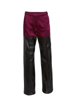 Fleur Du Mal Vegan Leather Combo Pant -Lingerie Store combopantflat1