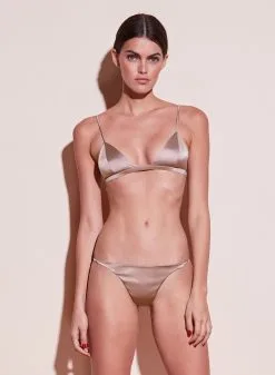 Fleur Du Mal Luxe Triangle Bra