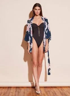 Fleur Du Mal High Leg Lacing Bullet One Piece -Lingerie Store crop 190221 FLEURDUMAL SHOT 36 4305