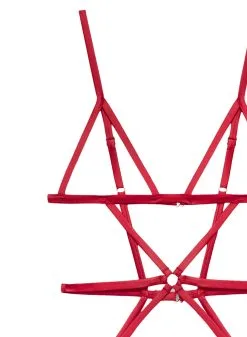 Fleur Du Mal Strappy Bondage Bodysuit 15 Fleur Du Mal Strappy Bondage Bodysuit -Lingerie Store crop BS00 ROUGE 2600x 88531441 b2d0 43e3 aee0 313553f19aa1