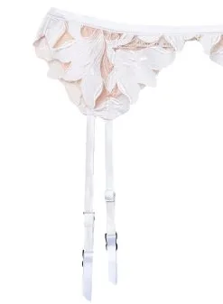 Fleur Du Mal Lily Embroidery Garter Belt -Lingerie Store crop Vegas Giovanni FleuDuMal Batch3 9