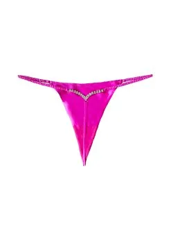 Fleur Du Mal Crystal Luxe V String 14 Fleur Du Mal Crystal Luxe V String -Lingerie Store crystalthongpinkflat1