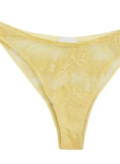 Fleur Du Mal Bouquet Lace Cheeky -Lingerie Store daffodilcheekyflat2