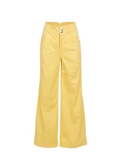 Fleur Du Mal Cotton Wide Leg Jean -Lingerie Store daffodiljeanflat1