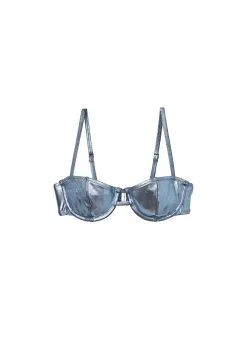 Fleur Du Mal Balconette Bikini Top -Lingerie Store discoicebikinitopflat1