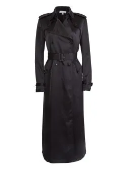 Fleur Du Mal Eco Luxe Trench Coat -Lingerie Store ecoluxetrench