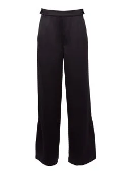 Fleur Du Mal Eco Luxe Wide Leg Pant -Lingerie Store ecopantsflat1