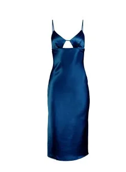 Fleur Du Mal Eco Luxe Keyhole Slip Dress -Lingerie Store ecoslipflat1