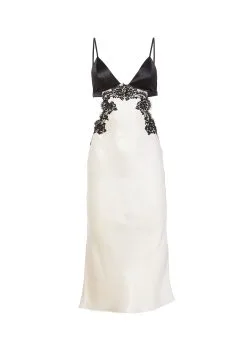 Fleur Du Mal Silk & Lace Cutout Slip -Lingerie Store flat1 77f5dd3b f7a7 45cd 8f77 29059c407ebc