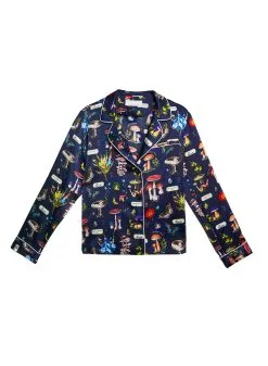 Fleur Du Mal Fleur PJ Top -Lingerie Store fleurpjtopmushroomflat1