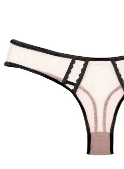Fleur Du Mal Framed Thong -Lingerie Store framed thong new flat2