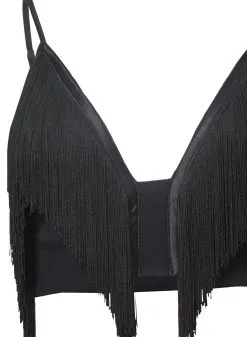Fleur Du Mal Fringe Bralette -Lingerie Store fringebraletteflat2