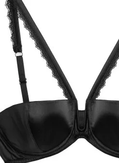 Fleur Du Mal Front Strap Bra With Lace 14 Fleur Du Mal Front Strap Bra With Lace -Lingerie Store frontstrapbraflat2