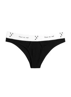 Fleur Du Mal Garçon Cheeky -Lingerie Store garconcheekyblackflat1