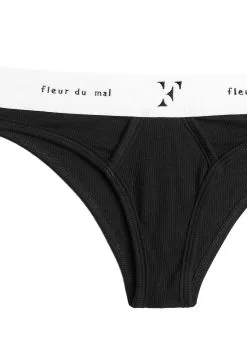 Fleur Du Mal Garçon Cheeky -Lingerie Store garconcheekyblackflat2