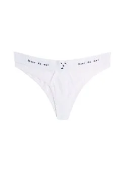 Fleur Du Mal Garçon Cheeky -Lingerie Store garconcheekywhiteflat1