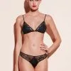Fleur Du Mal Gardenia Lace Triangle Bra