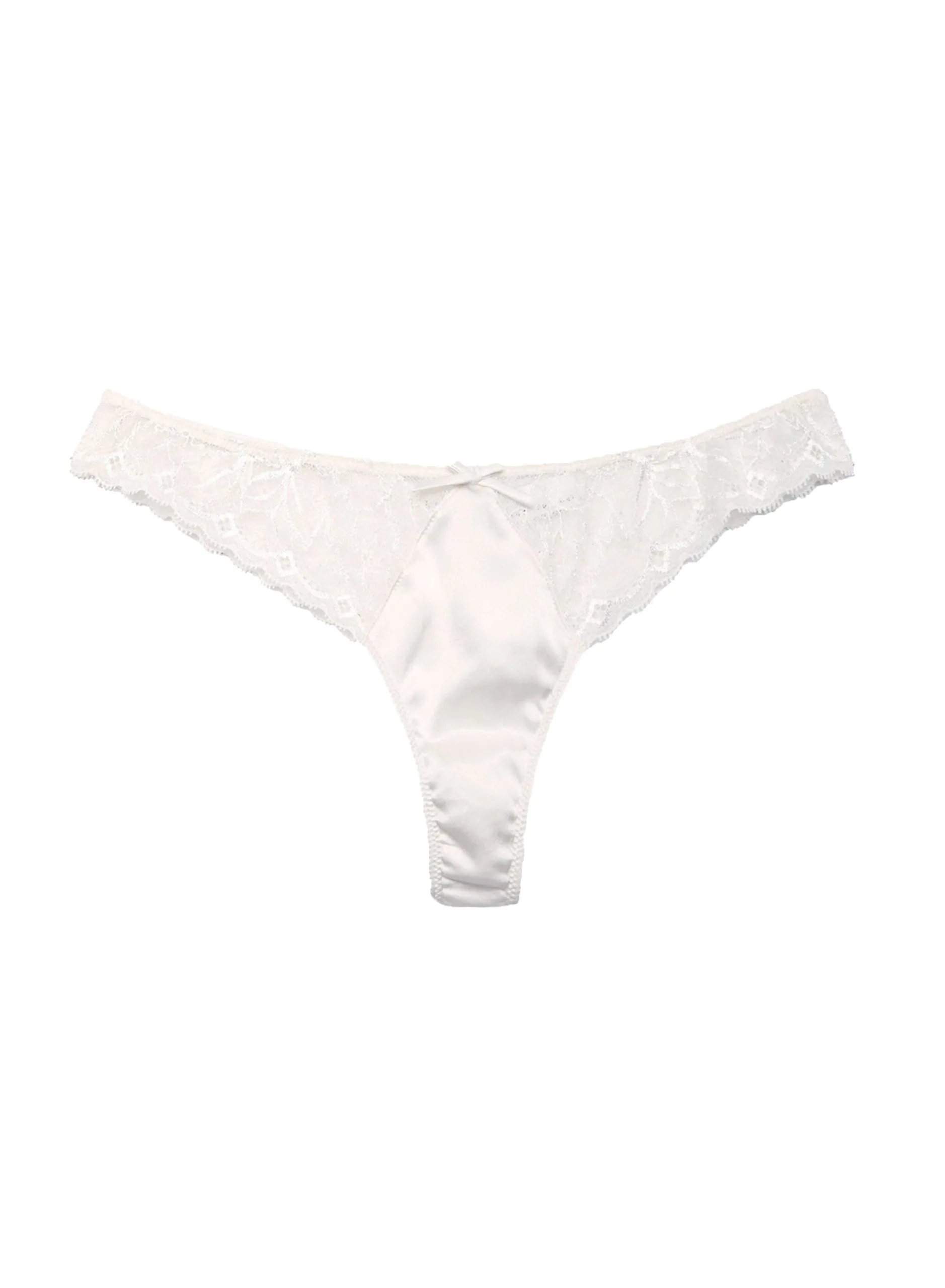 Fleur Du Mal Gardenia Lace Thong 3 Fleur Du Mal Gardenia Lace Thong - Image 3