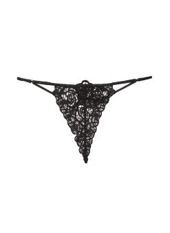 Fleur Du Mal Fleur Guipure V String -Lingerie Store guipurevstringflat1