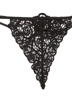 Fleur Du Mal Fleur Guipure V String -Lingerie Store guipurevstringflat2