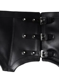 Fleur Du Mal Leather Garter Belt -Lingerie Store leathergarterbeltflat2