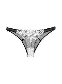 Fleur Du Mal Lily Embroidery Cheeky -Lingerie Store lilydotcheekyflat1