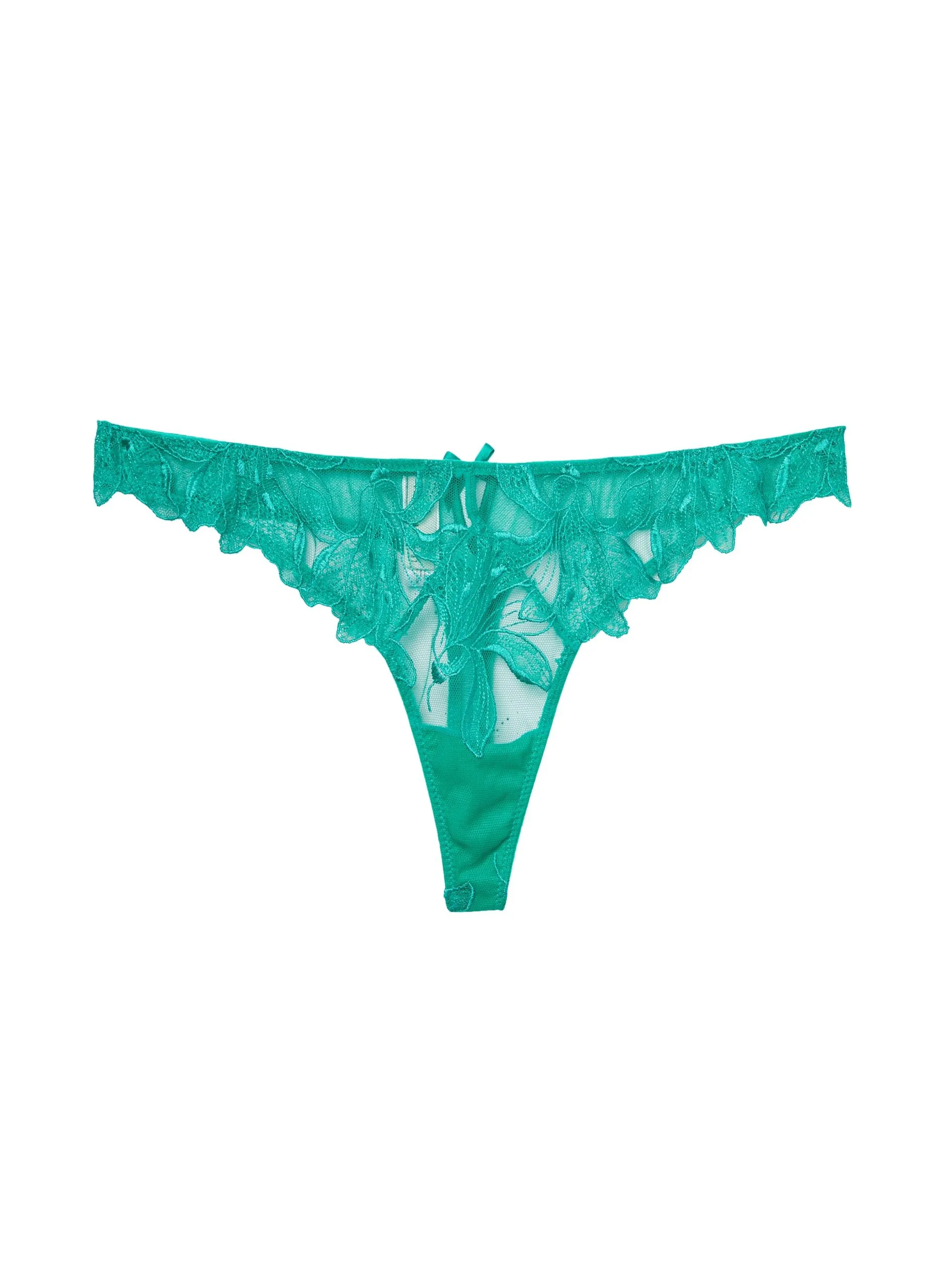 Fleur Du Mal Lily Embroidery Hipster Thong 3 Fleur Du Mal Lily Embroidery Hipster Thong - Image 3