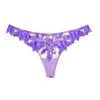 Fleur Du Mal Lily Embroidery Hipster Thong