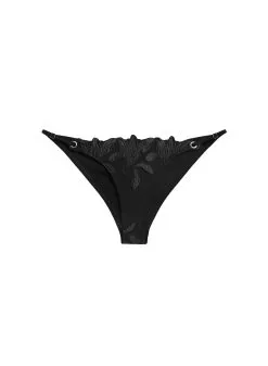 Fleur Du Mal Lily Grommet Bikini Bottom 10 Fleur Du Mal Lily Grommet Bikini Bottom -Lingerie Store lilygrommetbikinibottomflat1